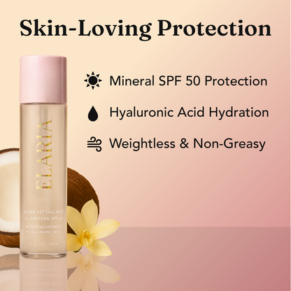SPF 50 Sheer Setting Mist